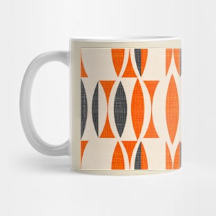 Black and orange drops Mug